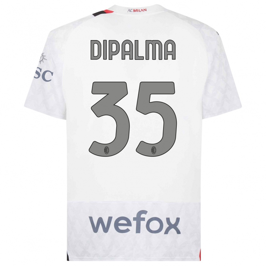 Kinderen Matteo Dipalma #35 Wit Uitshirt Uittenue 2023/24 T-Shirt