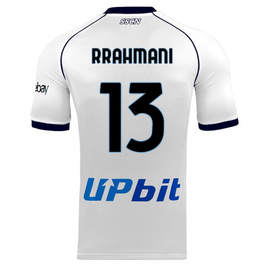 Kinderen Amir Rrahmani #13 Wit Uitshirt Uittenue 2023/24 T-Shirt