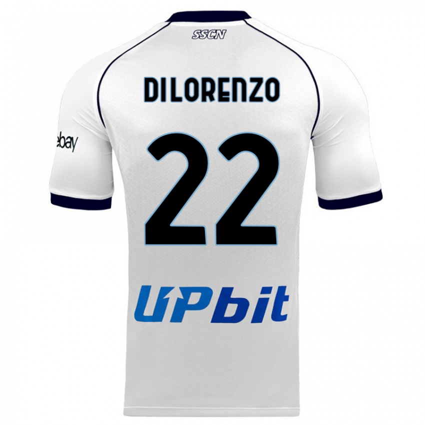 Kinderen Giovanni Di Lorenzo #22 Wit Uitshirt Uittenue 2023/24 T-Shirt