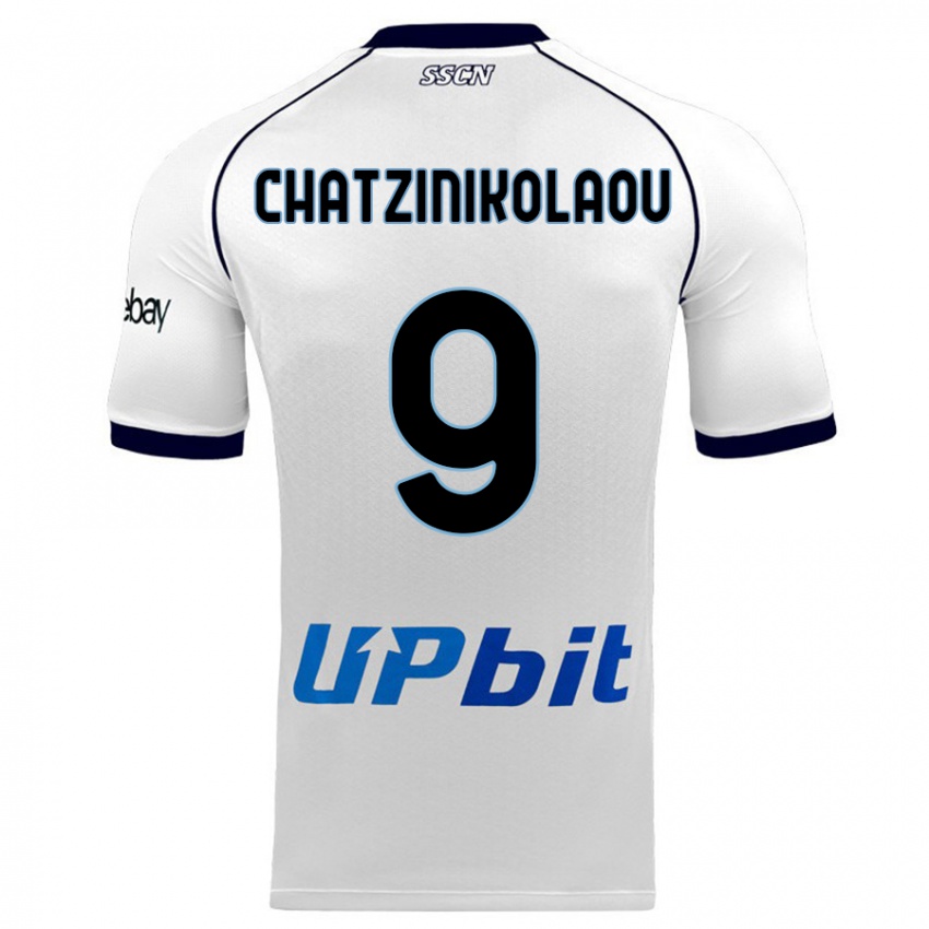 Kinderen Despoina Chatzinikolaou #9 Wit Uitshirt Uittenue 2023/24 T-Shirt
