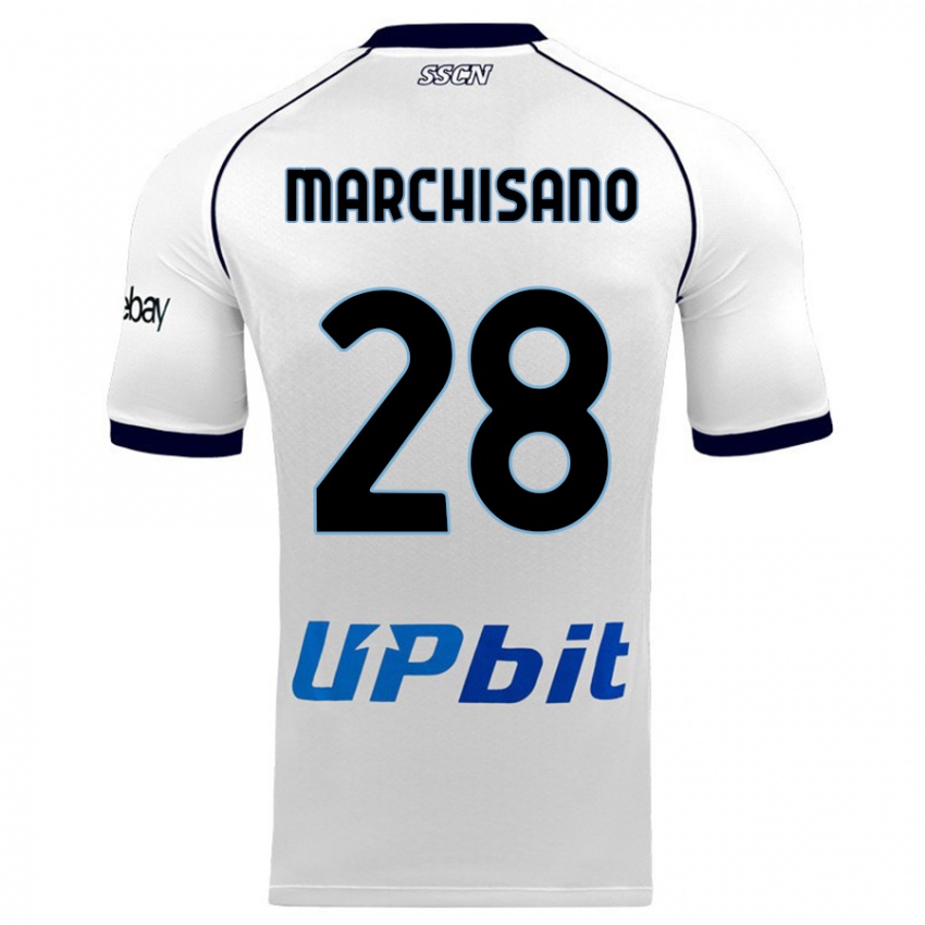 Kinderen Matteo Marchisano #28 Wit Uitshirt Uittenue 2023/24 T-Shirt