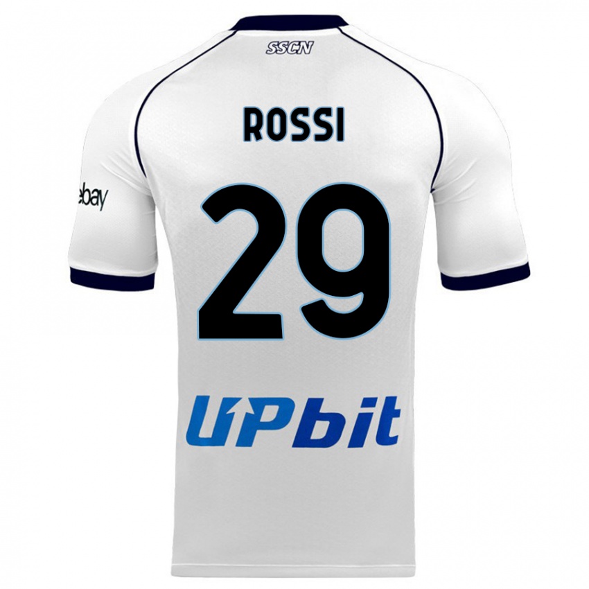 Kinderen Francesco Rossi #29 Wit Uitshirt Uittenue 2023/24 T-Shirt