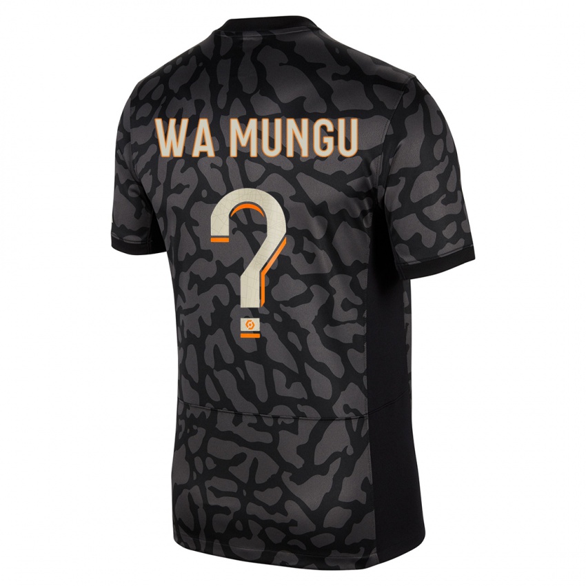 Kinderen Vimoj Muntu Wa Mungu #0 Zwart Thuisshirt Derde Tenue 2023/24 T-Shirt
