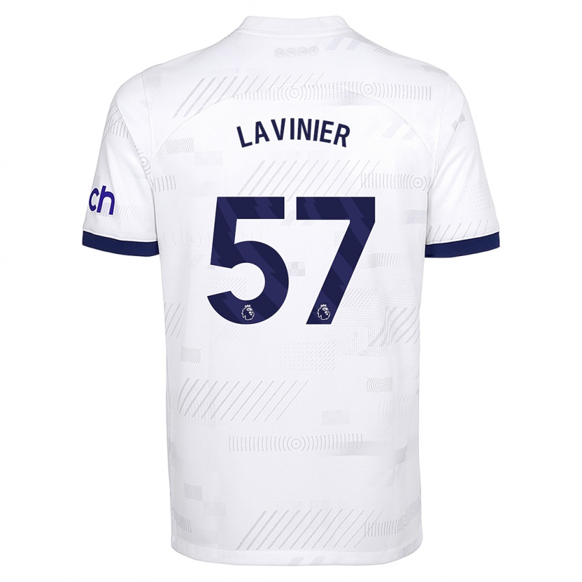 Heren Marcel Lavinier #57 Wit Thuisshirt Thuistenue 2023/24 T-Shirt
