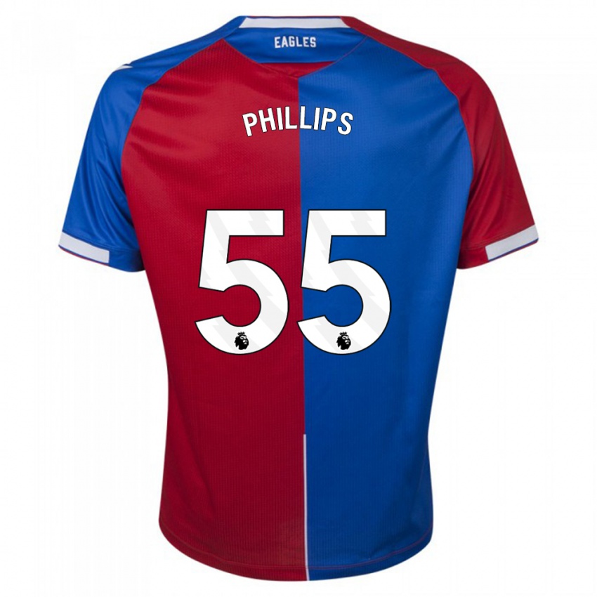 Heren Killian Phillips #55 Rood Blauw Thuisshirt Thuistenue 2023/24 T-Shirt