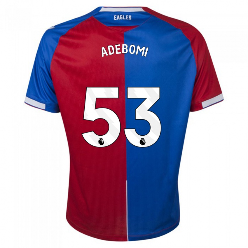 Heren Ademola Ola Adebomi #53 Rood Blauw Thuisshirt Thuistenue 2023/24 T-Shirt