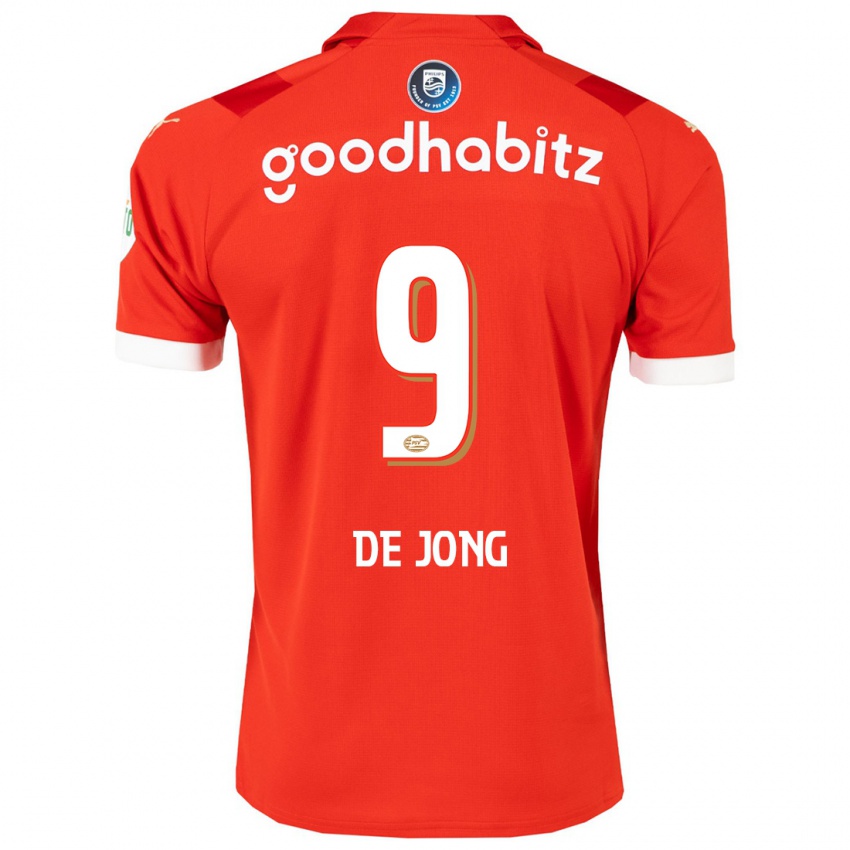 Heren Luuk De Jong #9 Rood Thuisshirt Thuistenue 2023/24 T-Shirt