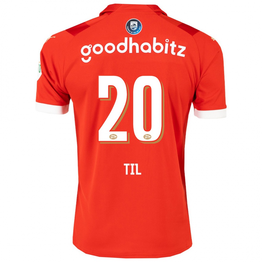 Heren Guus Til #20 Rood Thuisshirt Thuistenue 2023/24 T-Shirt