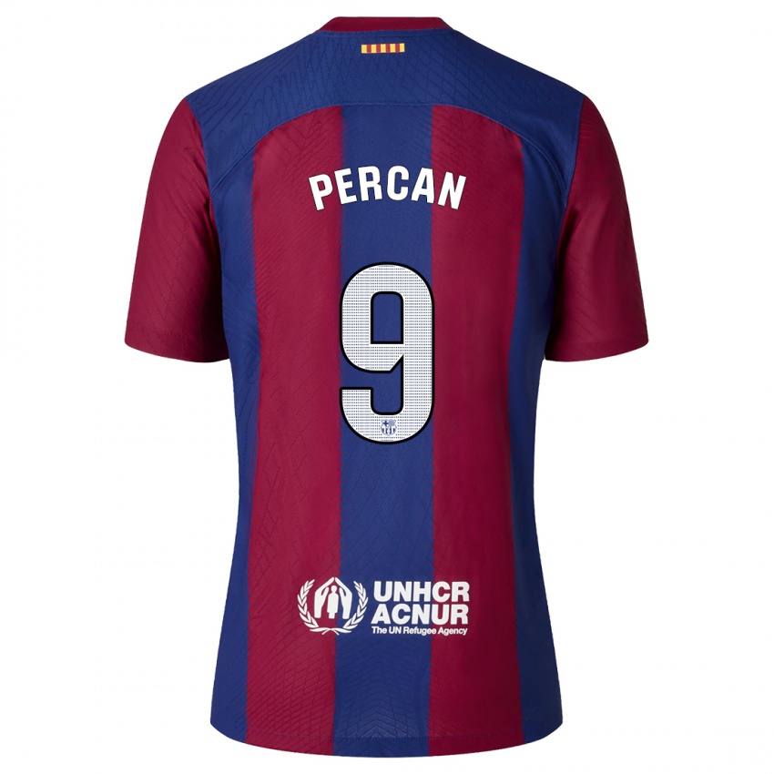 Heren Diego Percan #9 Rood Blauw Thuisshirt Thuistenue 2023/24 T-Shirt