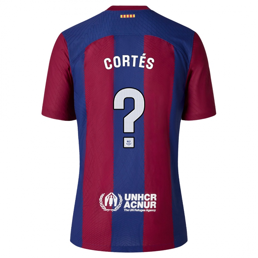 Heren Álvaro Cortés #0 Rood Blauw Thuisshirt Thuistenue 2023/24 T-Shirt