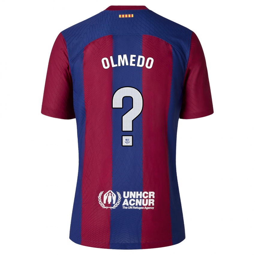 Heren Alexis Olmedo #0 Rood Blauw Thuisshirt Thuistenue 2023/24 T-Shirt