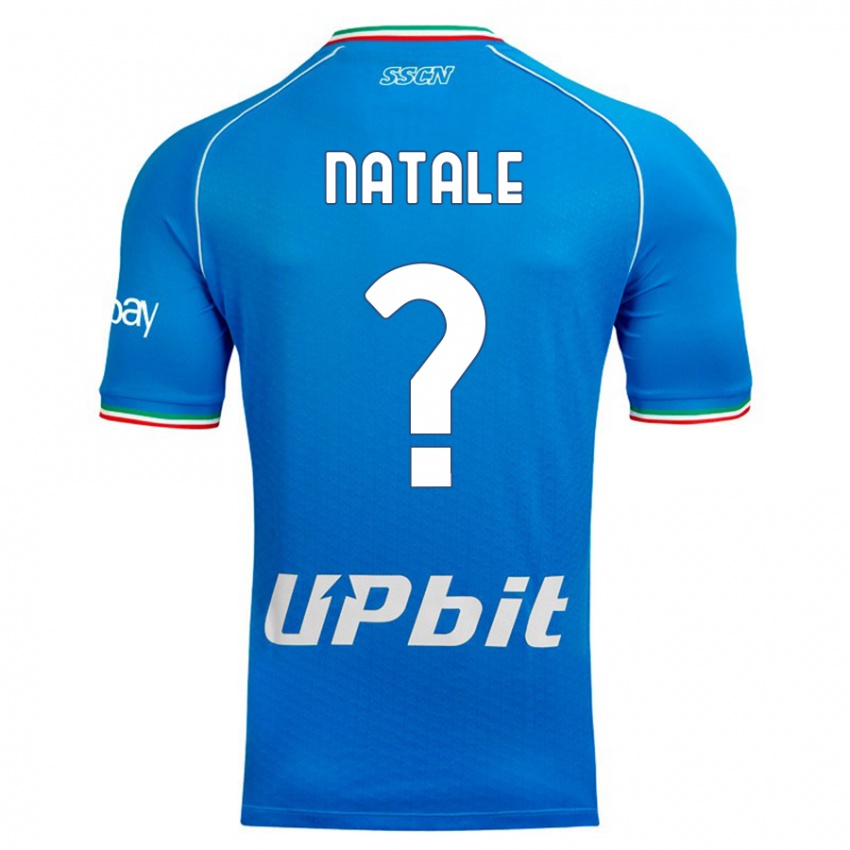 Heren Roberto Natale #0 Hemelsblauw Thuisshirt Thuistenue 2023/24 T-Shirt