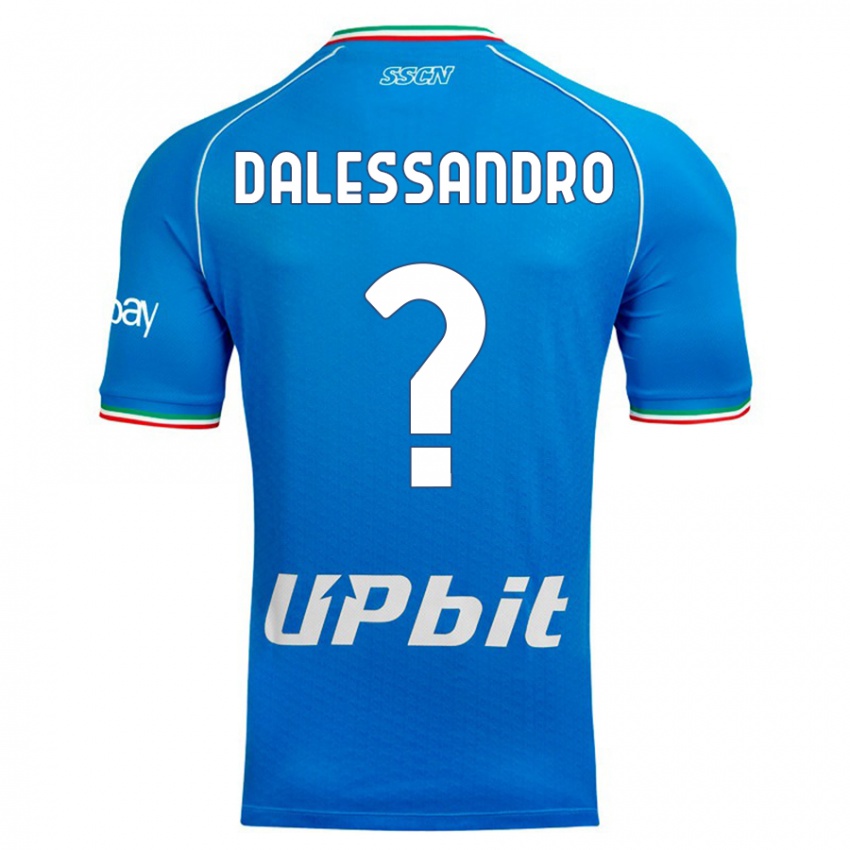 Heren Nicola Dalessandro #0 Hemelsblauw Thuisshirt Thuistenue 2023/24 T-Shirt