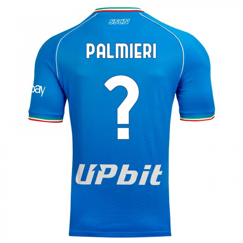 Heren Ciro Palmieri #0 Hemelsblauw Thuisshirt Thuistenue 2023/24 T-Shirt