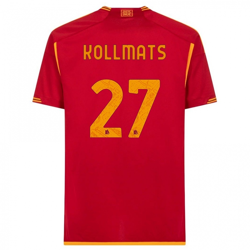 Heren Beata Kollmats #27 Rood Thuisshirt Thuistenue 2023/24 T-Shirt