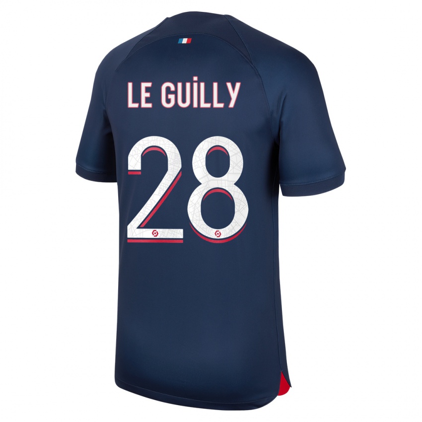 Heren Jade Le Guilly #28 Blauw Rood Thuisshirt Thuistenue 2023/24 T-Shirt