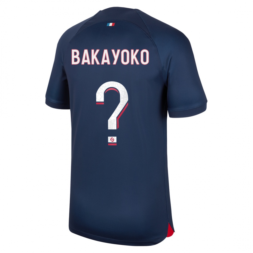 Heren Ibrahim Bakayoko #0 Blauw Rood Thuisshirt Thuistenue 2023/24 T-Shirt