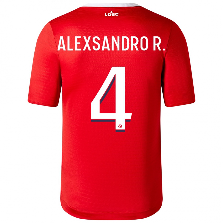 Heren Alexsandro Ribeiro #4 Rood Thuisshirt Thuistenue 2023/24 T-Shirt