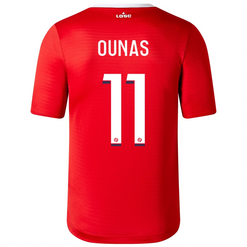 Heren Adam Ounas #11 Rood Thuisshirt Thuistenue 2023/24 T-Shirt