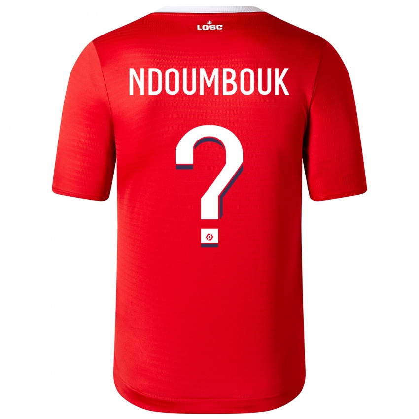 Heren Marlyse Ngo Ndoumbouk #0 Rood Thuisshirt Thuistenue 2023/24 T-Shirt