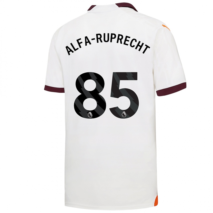 Heren Farid Alfa-Ruprecht #85 Wit Uitshirt Uittenue 2023/24 T-Shirt
