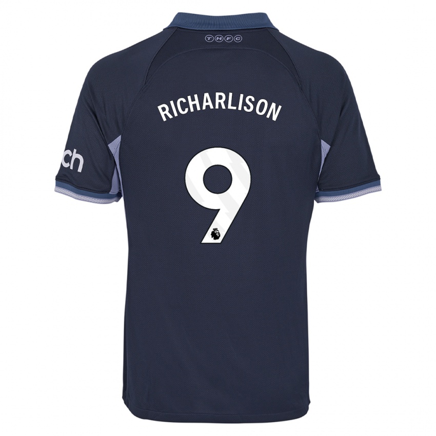 Heren Richarlison #9 Donkerblauw Uitshirt Uittenue 2023/24 T-Shirt