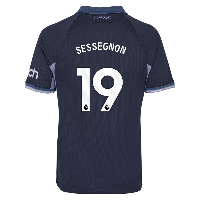 Heren Ryan Sessegnon #19 Donkerblauw Uitshirt Uittenue 2023/24 T-Shirt