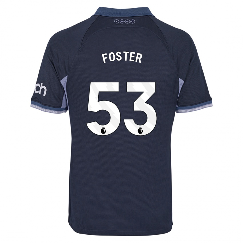 Heren Brooklyn Lyons Foster #53 Donkerblauw Uitshirt Uittenue 2023/24 T-Shirt