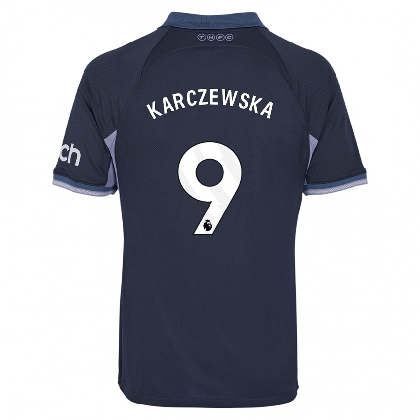 Heren Nikola Karczewska #9 Donkerblauw Uitshirt Uittenue 2023/24 T-Shirt