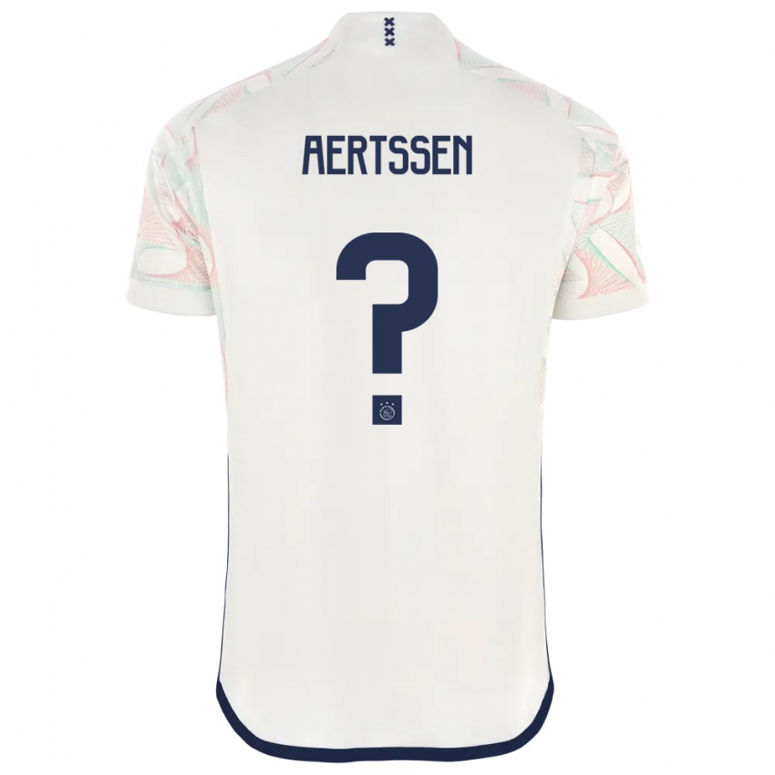 Heren Olivier Aertssen #0 Wit Uitshirt Uittenue 2023/24 T-Shirt