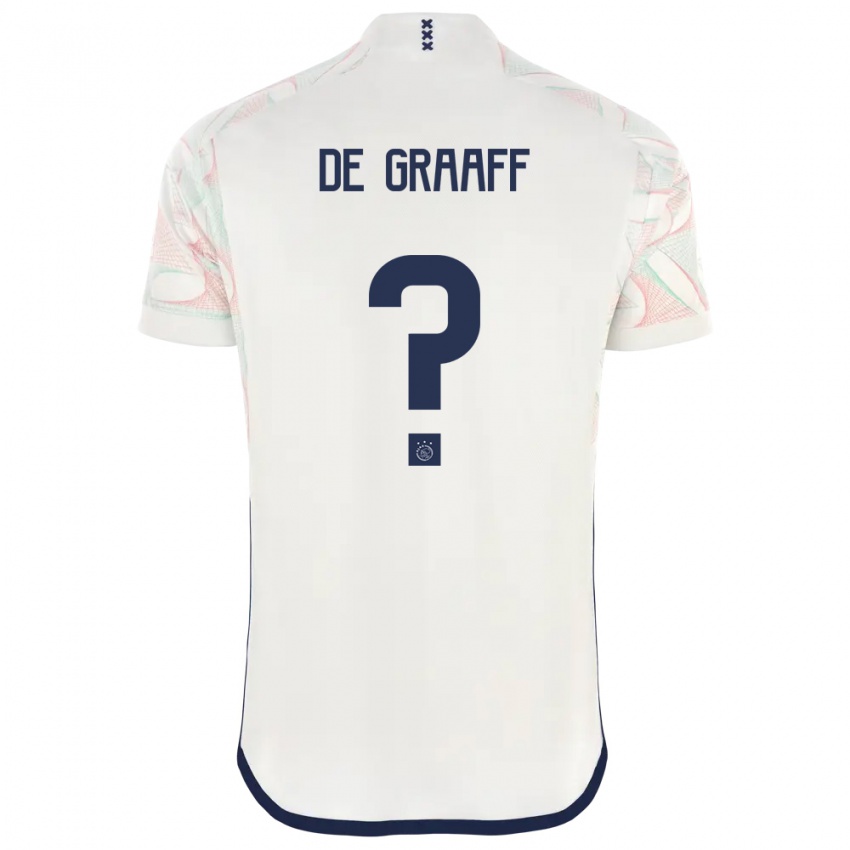 Heren Tom De Graaff #0 Wit Uitshirt Uittenue 2023/24 T-Shirt