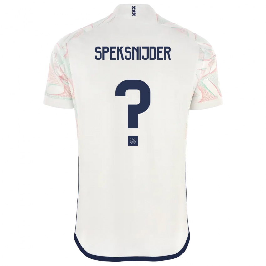Heren Rico Speksnijder #0 Wit Uitshirt Uittenue 2023/24 T-Shirt
