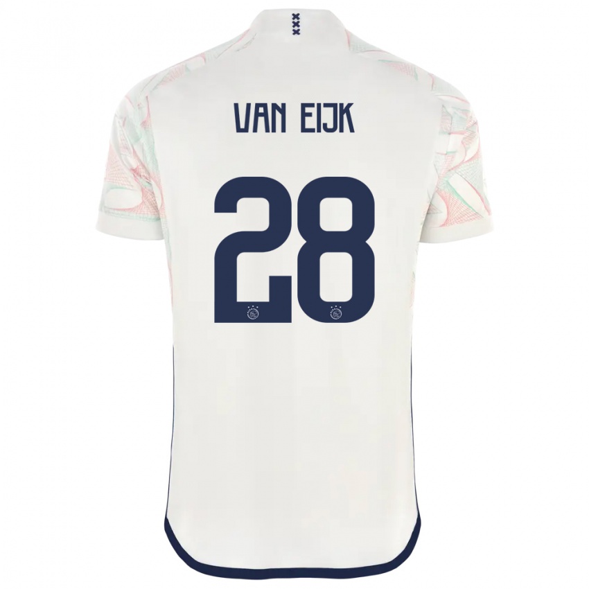 Heren Regina Van Eijk #28 Wit Uitshirt Uittenue 2023/24 T-Shirt