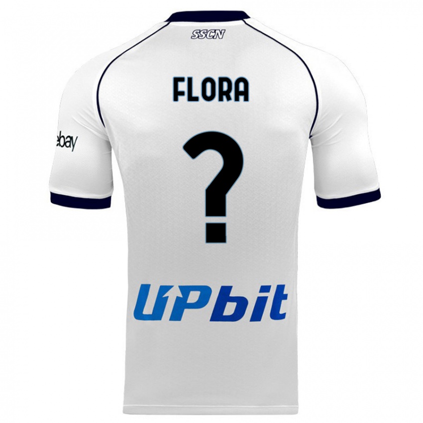 Heren Massimiliano Flora #0 Wit Uitshirt Uittenue 2023/24 T-Shirt