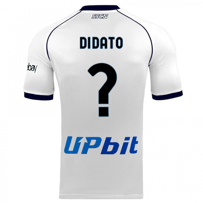 Heren Vincenzo Di Dato #0 Wit Uitshirt Uittenue 2023/24 T-Shirt