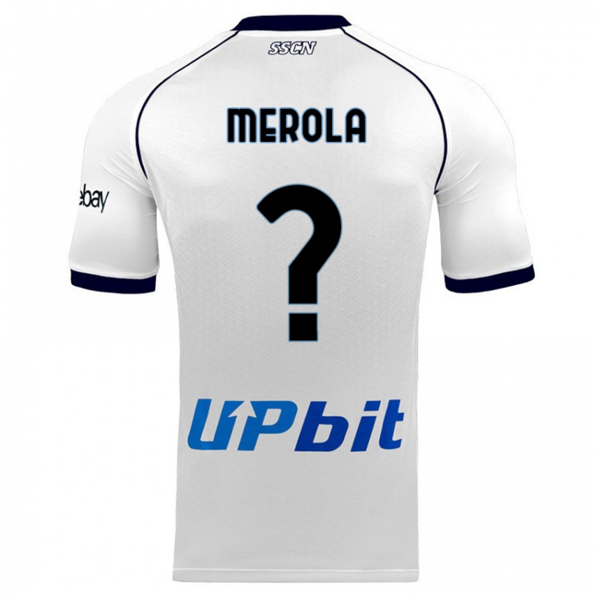 Heren Marco Merola #0 Wit Uitshirt Uittenue 2023/24 T-Shirt