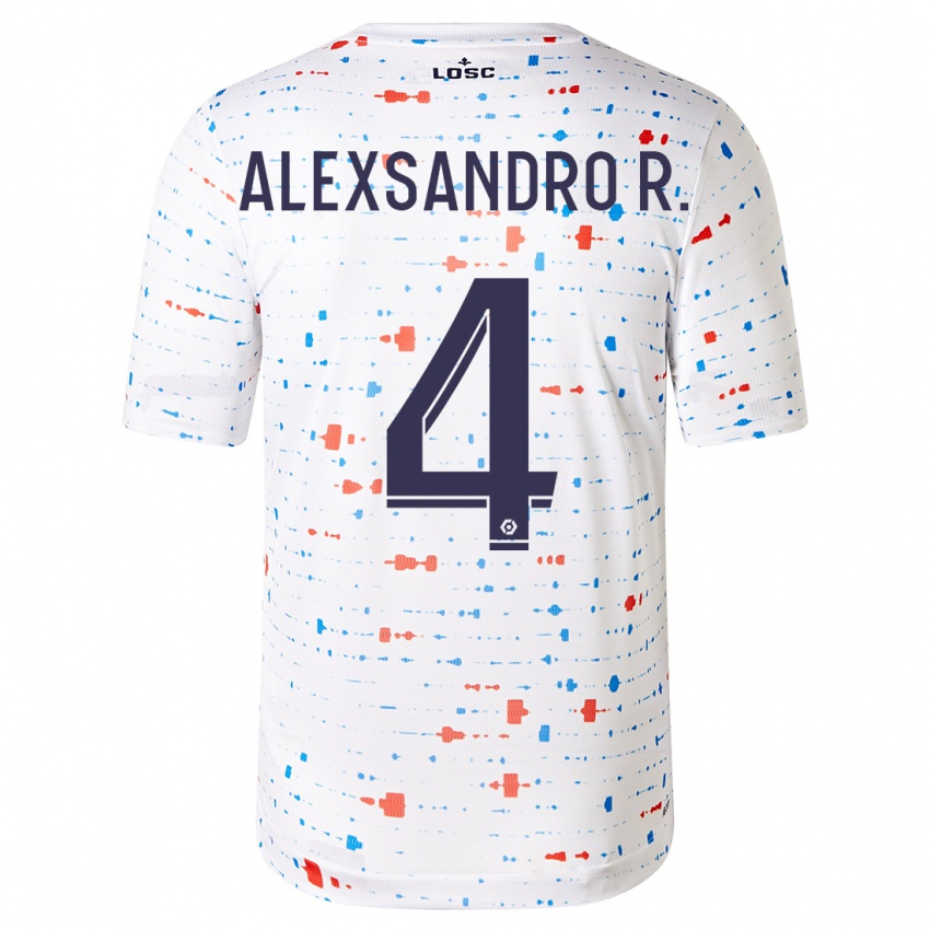 Heren Alexsandro Ribeiro #4 Wit Uitshirt Uittenue 2023/24 T-Shirt