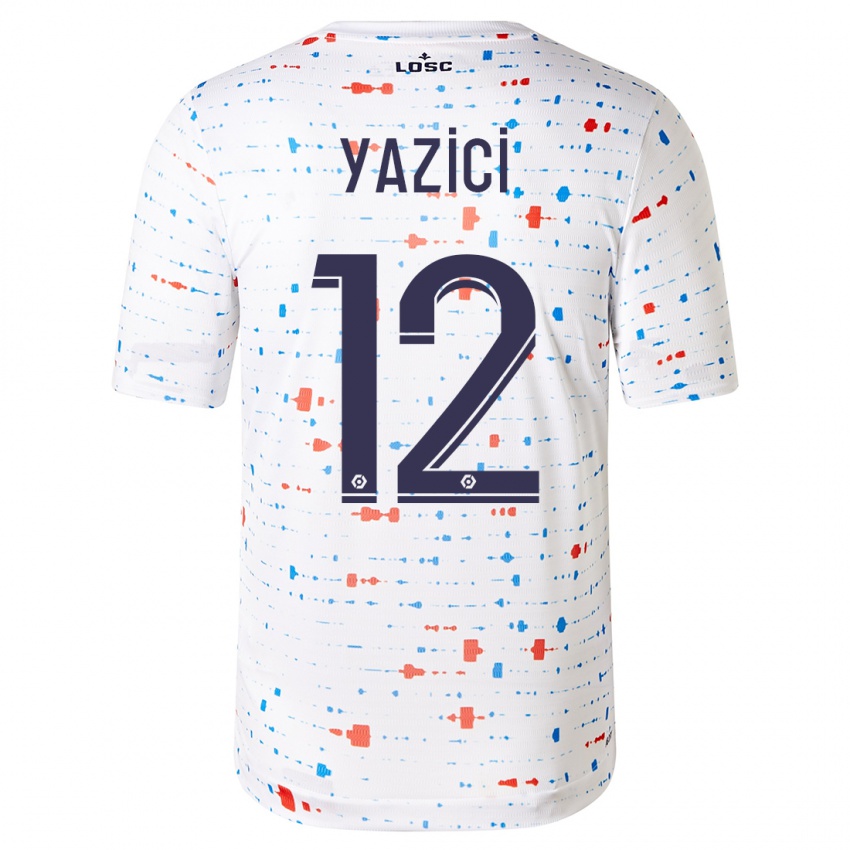 Heren Yusuf Yazici #12 Wit Uitshirt Uittenue 2023/24 T-Shirt