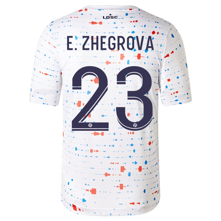 Heren Edon Zhegrova #23 Wit Uitshirt Uittenue 2023/24 T-Shirt
