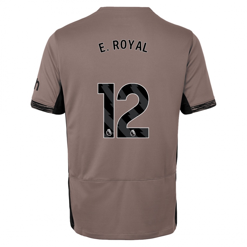 Heren Emerson Royal #12 Donker Beige Thuisshirt Derde Tenue 2023/24 T-Shirt