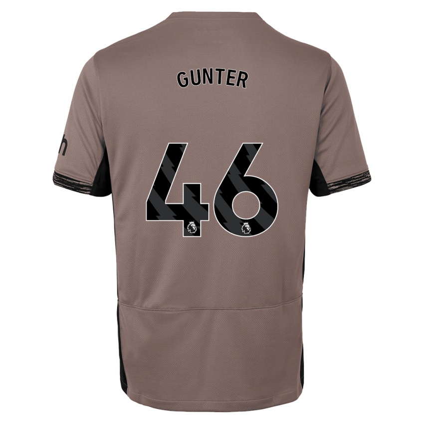 Heren Luca Gunter #46 Donker Beige Thuisshirt Derde Tenue 2023/24 T-Shirt