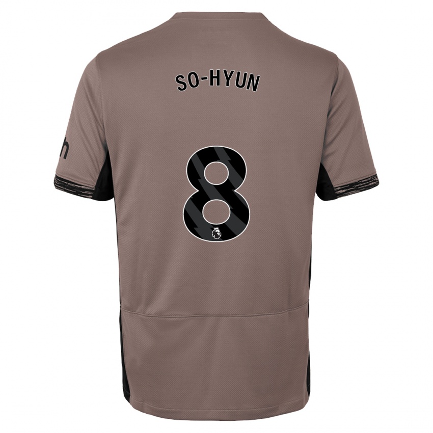 Heren Cho So-Hyun #8 Donker Beige Thuisshirt Derde Tenue 2023/24 T-Shirt