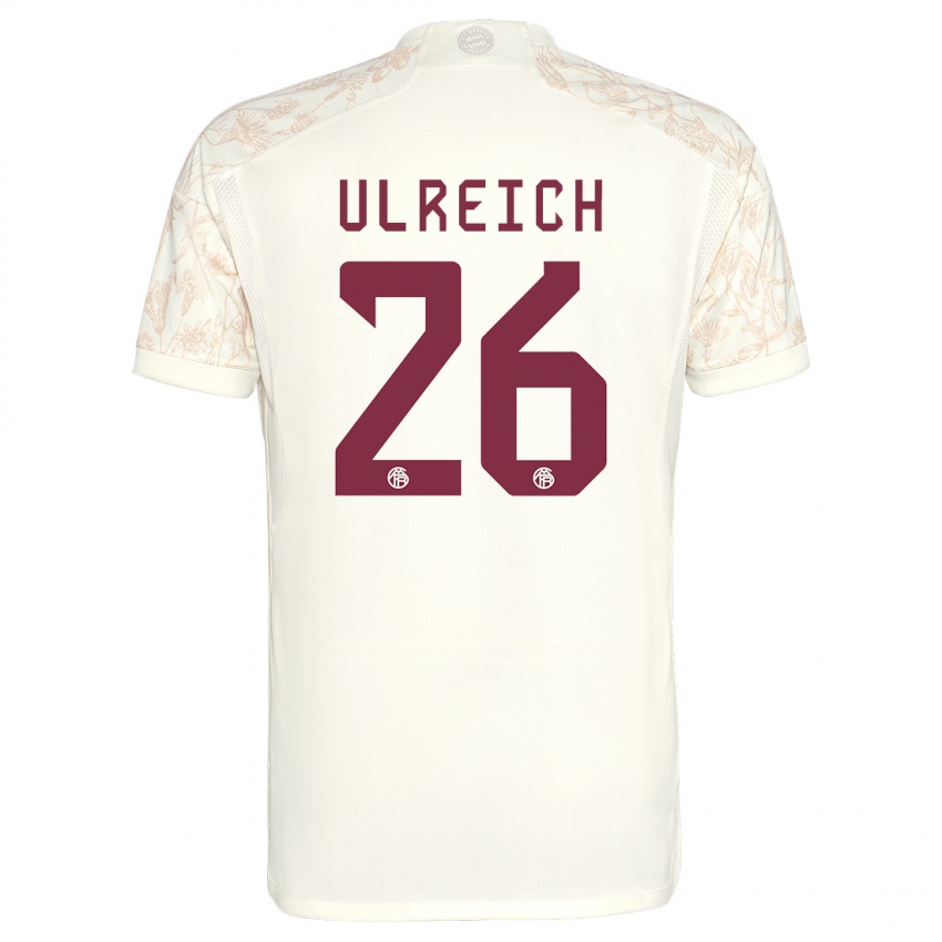 Heren Sven Ulreich #26 Gebroken Wit Thuisshirt Derde Tenue 2023/24 T-Shirt