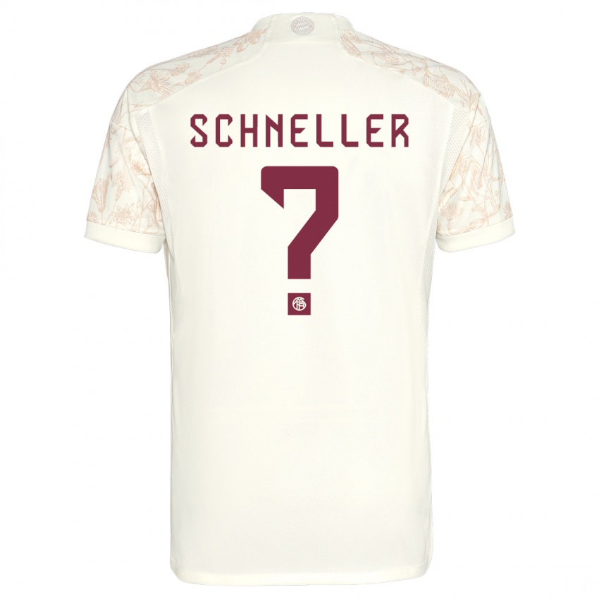 Heren Lukas Schneller #0 Gebroken Wit Thuisshirt Derde Tenue 2023/24 T-Shirt