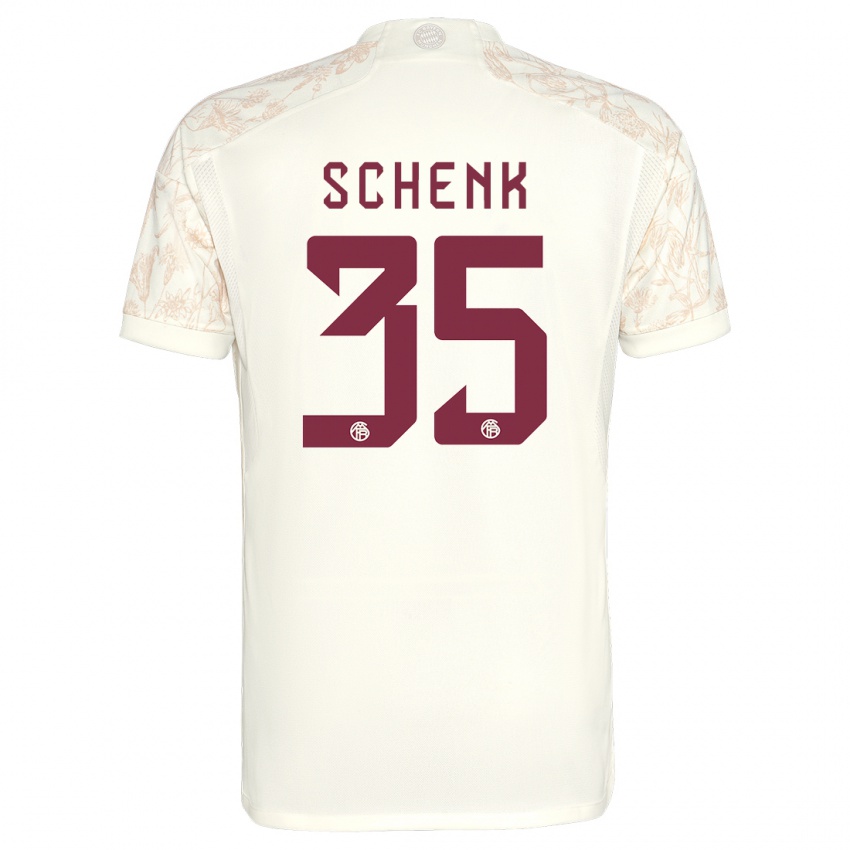 Heren Johannes Schenk #35 Gebroken Wit Thuisshirt Derde Tenue 2023/24 T-Shirt