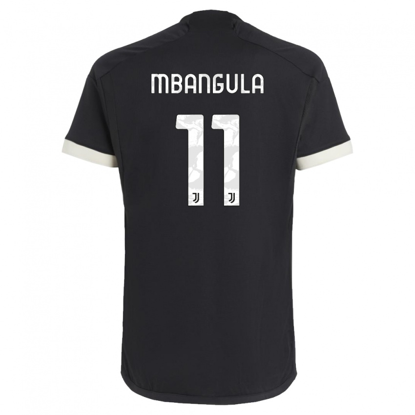 Heren Samuel Mbangula #11 Zwart Thuisshirt Derde Tenue 2023/24 T-Shirt