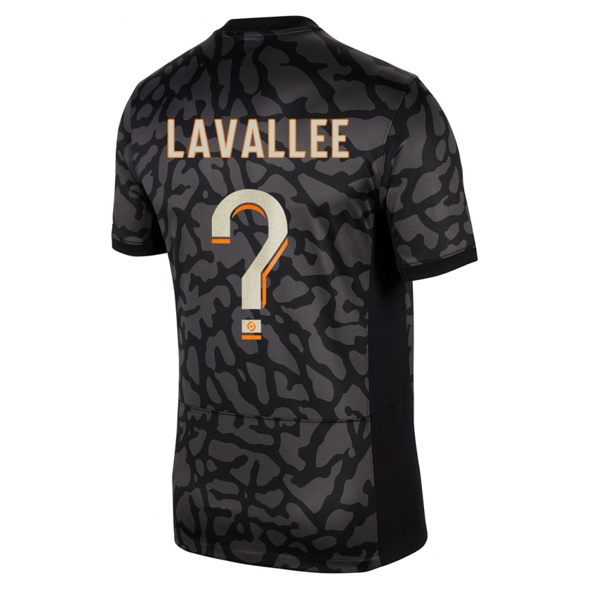 Heren Lucas Lavallee #0 Zwart Thuisshirt Derde Tenue 2023/24 T-Shirt