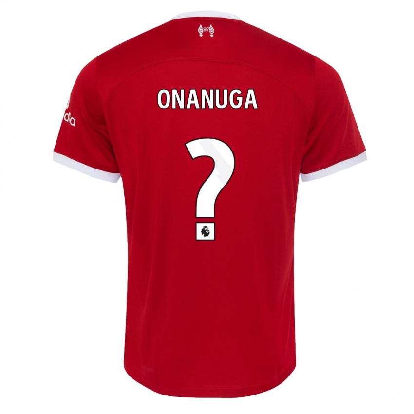 Dames Fola Onanuga #0 Rood Thuisshirt Thuistenue 2023/24 T-Shirt