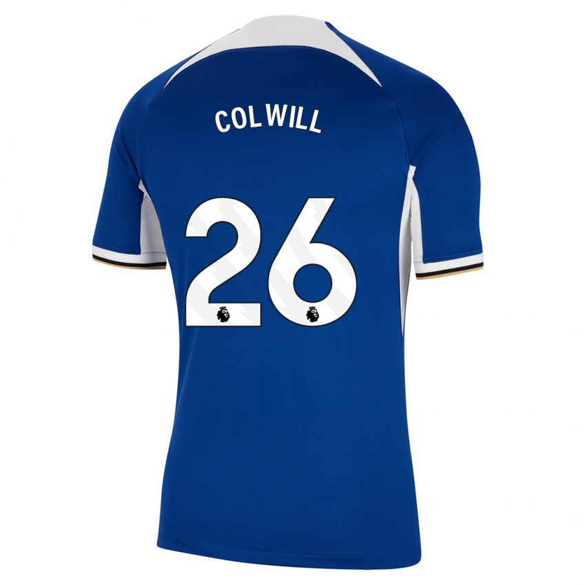 Dames Levi Colwill #26 Blauw Thuisshirt Thuistenue 2023/24 T-Shirt
