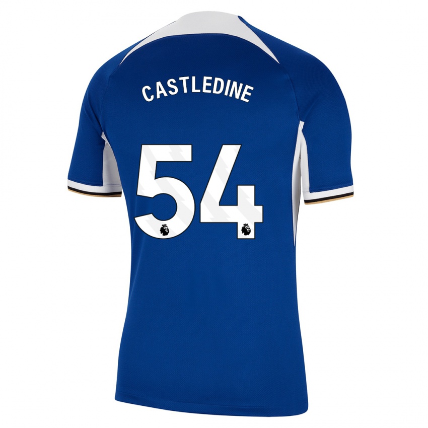 Dames Leo Castledine #54 Blauw Thuisshirt Thuistenue 2023/24 T-Shirt